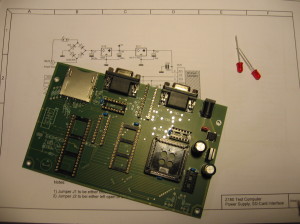 Das Board in der Entstehungsphase