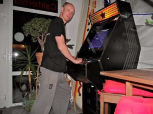 Torsten spiel Pacman mit Uzebox Jamma