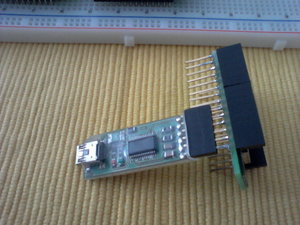 Programmieren des Moduls über die Stifte mit FTDI-Programmer mit 5V USB-Spannungsdurchreichung. Das Modul hat einen eigenen 3,3V-Regler.