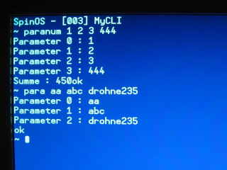 spinos-cli-parameterubergabe